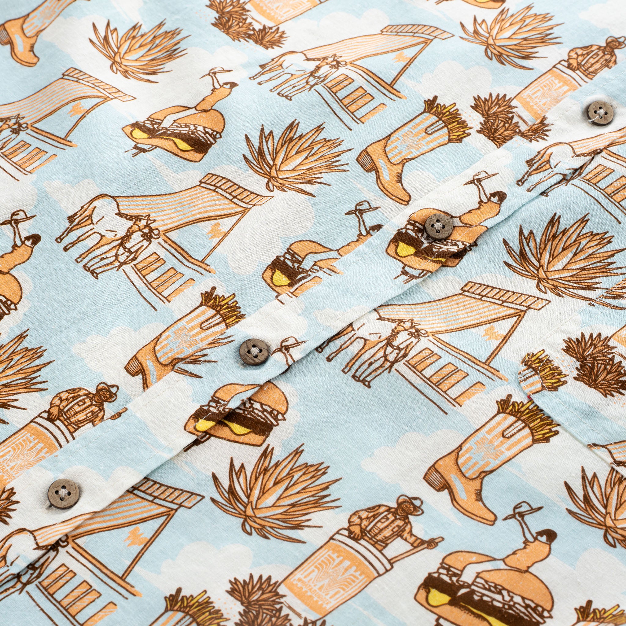 Sendero x Whataburger Cowboy Drive Thru Print Shirt - Image 7