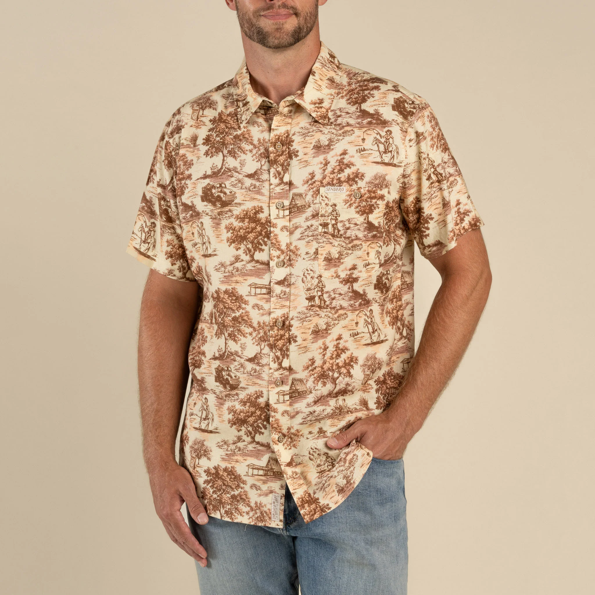 Sendero x Whataburger Toile Shirt - Image 4