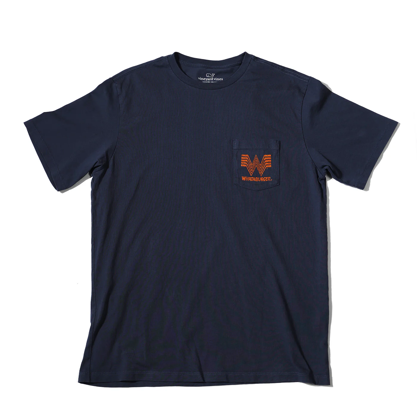 Vineyard Vines x Whataburger Navy Dog Tee - Image 3