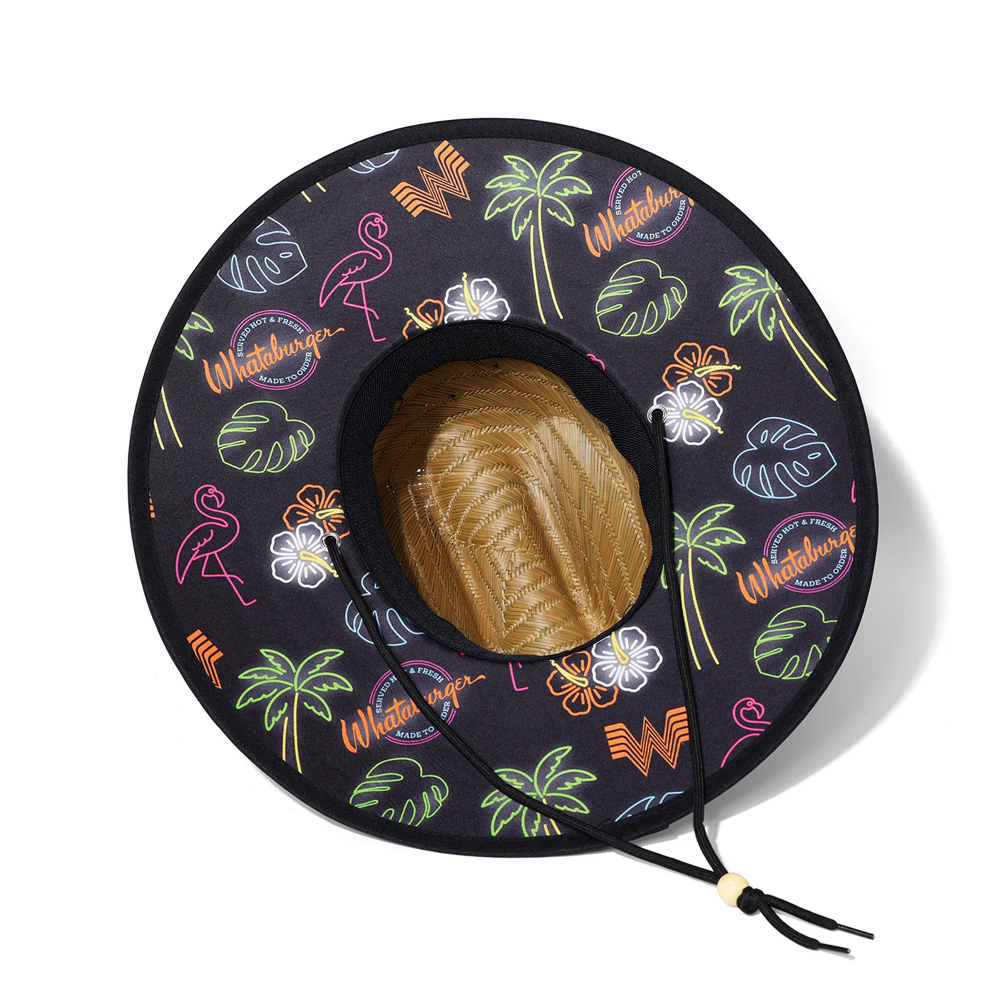 Whataburger Neon Collage Straw Hat - Image 2