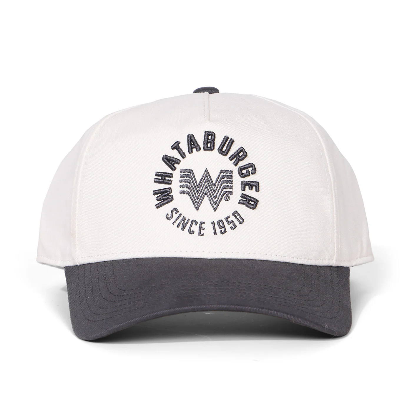 White Logo Snapback Hat
