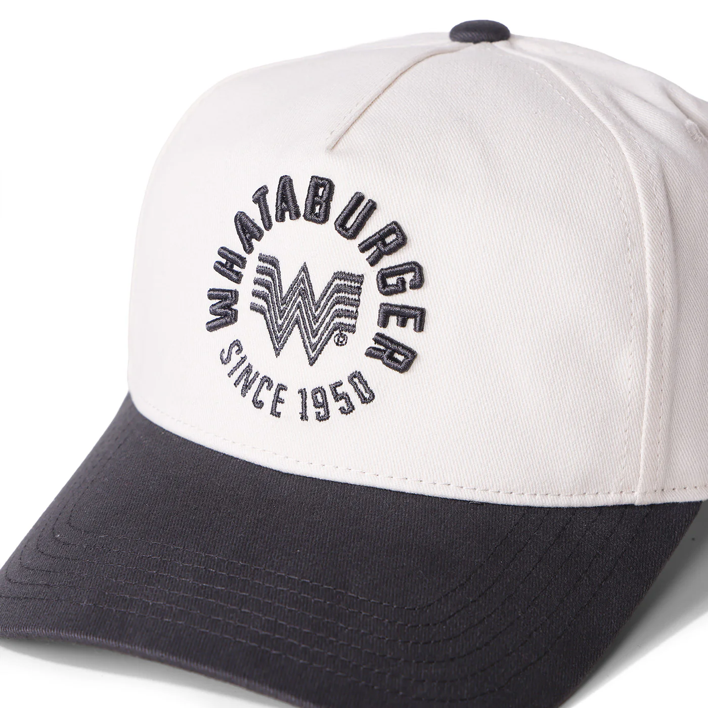 White Logo Snapback Hat - Image 2