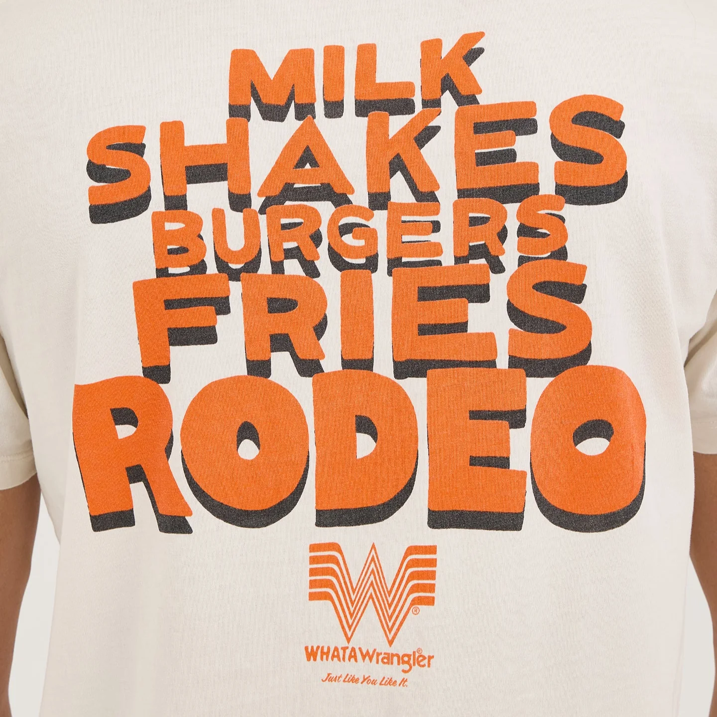 Wrangler® x Whataburger® Cowboy Graphic White T-Shirt - Image 5
