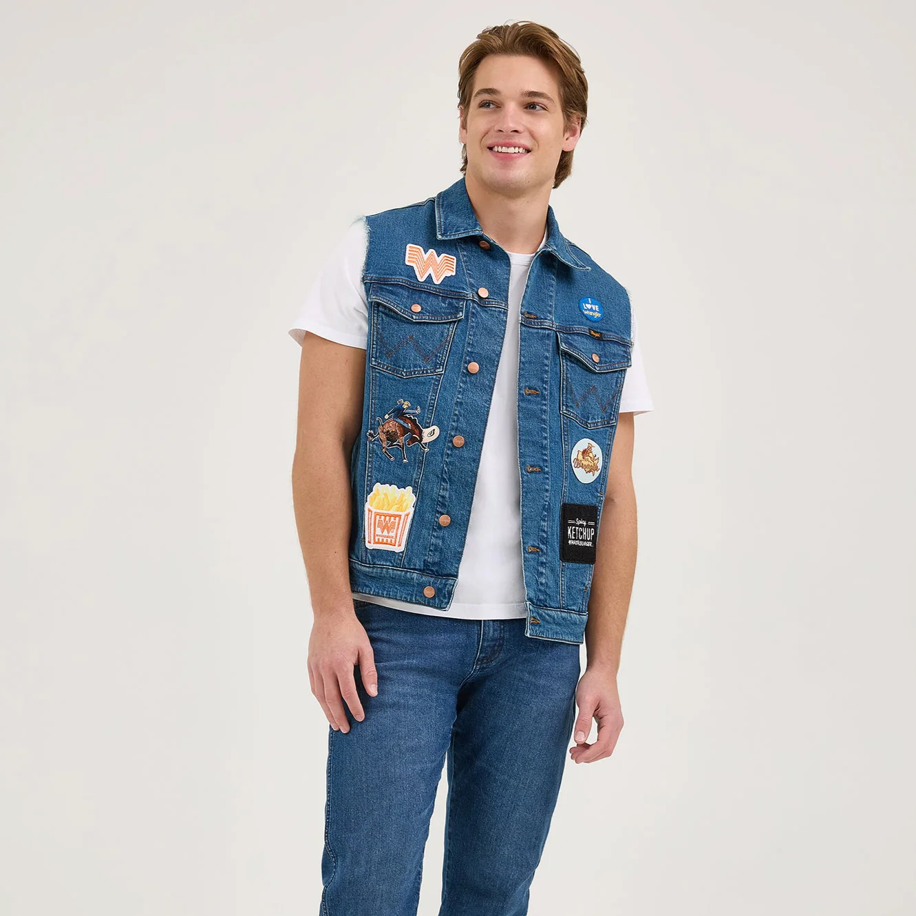 Wrangler® x Whataburger® Men's Cut-Off Vest - Image 10