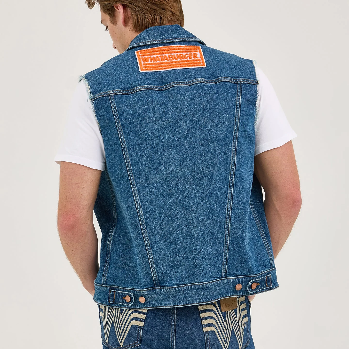 Wrangler® x Whataburger® Men's Cut-Off Vest - Image 7