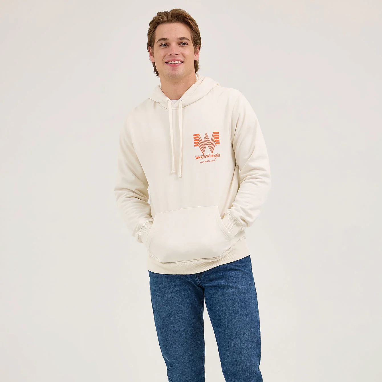 Wrangler® x Whataburger® Cream Hoodie - Image 6