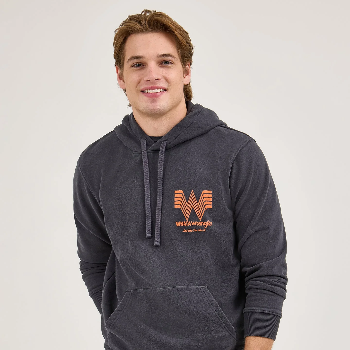 Wrangler® x Whataburger® Faded Black Hoodie - Image 5